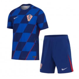 Camiseta Croacia 2ª Equipación 2024 Niño Kit