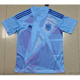 Camiseta De Portero España 2024 Azul Claro