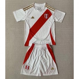 Camiseta Perú 1ª Equipación 2024 Niño Kit