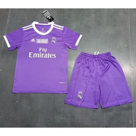 Camiseta Real Madrid 2ª Equipación Retro 16/17 Niño Kit