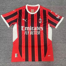 Camiseta AC Milan 2024/2025 Rojo/Negro