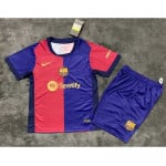 Camiseta Barcelona 2024/2025 Rojo/Azul Niño Kit