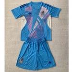 Camiseta De Portero México 2024 Niño Kit Azul