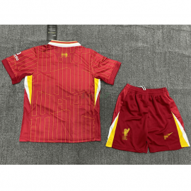 Camiseta Liverpool 1ª Equipación 2024/2025 Niño Kit