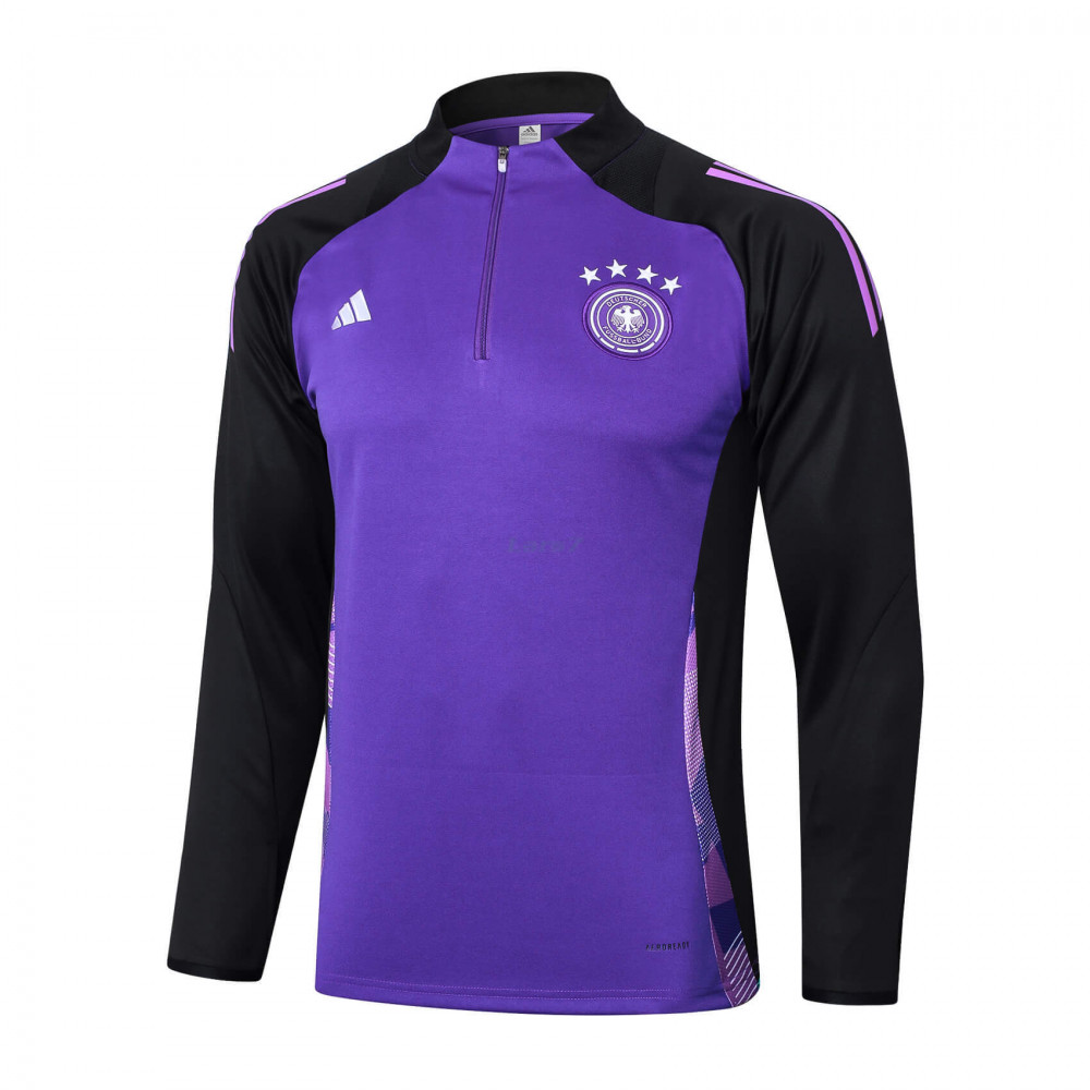 Sudadera de Entrenamiento Alemania 2024 Morado/Negro