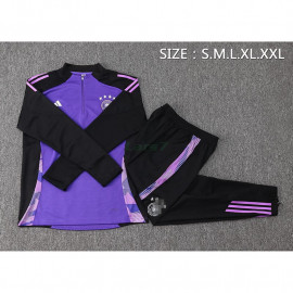 Sudadera de Entrenamiento Alemania 2024 Morado/Negro