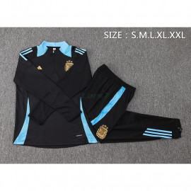 Sudadera de Entrenamiento Argentina 2024 Kit Negro/Azul