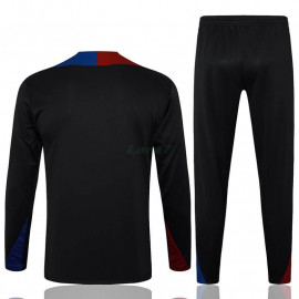 Sudadera de Entrenamiento Barcelona 2024/2025 Kit Negro/Rojo/Azul