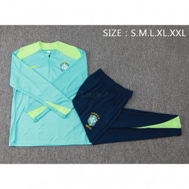 Sudadera de Entrenamiento Brasil 2024 Kit Verde