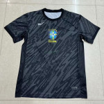 Camiseta De Portero Brasil 2024 Negro