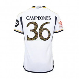 Camiseta Real Madrid 1ª Equipación 2023/2024 Campeones 36