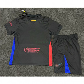 Camiseta Barcelona 2024/25 Negro Niño Kit