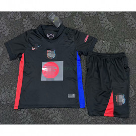 Camiseta Barcelona 2024/25 Negro Niño Kit