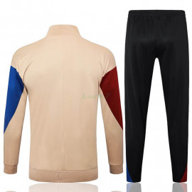 Chandal Barcelona 2024/2025 Beige/Rojo/Azul