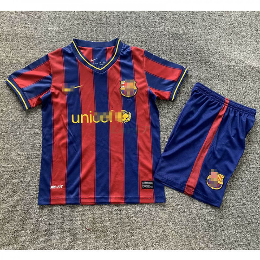 Camiseta Barcelona 1ª Equipación Retro 2009/10 Niño Kit