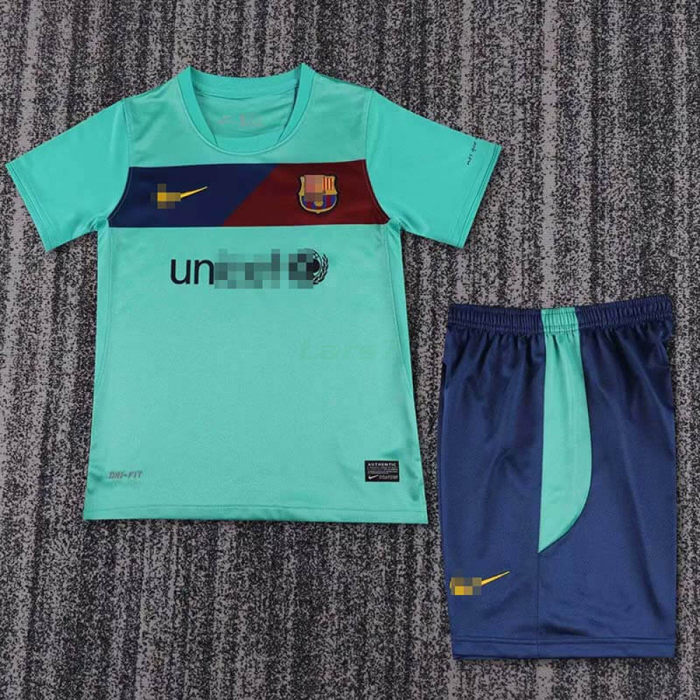 Camiseta Barcelona 2ª Equipación Retro 10/11 Niño Kit