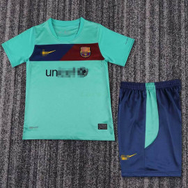 Camiseta Barcelona 2ª Equipación Retro 10/11 Niño Kit
