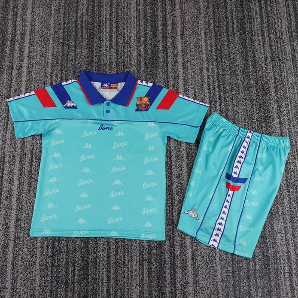 Camiseta Barcelona 2ª Equipación Retro 1992/95 Niño Kit