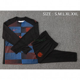 Sudadera De Entrenamiento Barcelona 2024/2025 Kit Negro/Azul