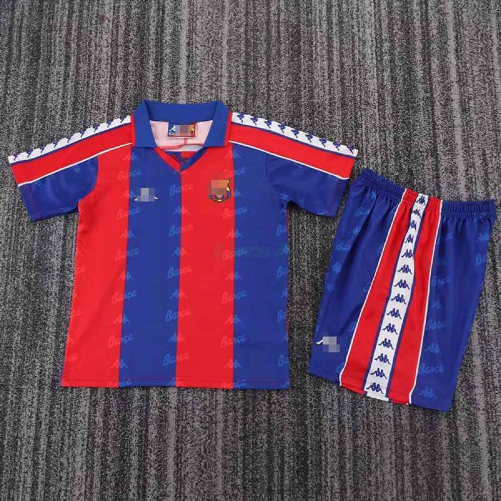 Camiseta Barcelona 1ª Equipación Retro 1992/95 Niño Kit