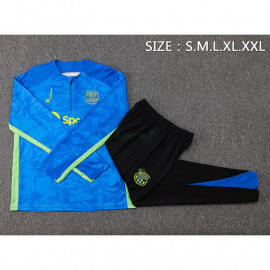 Sudadera de Entrenamiento Barcelona 2024/2025 Kit Azul/Verde
