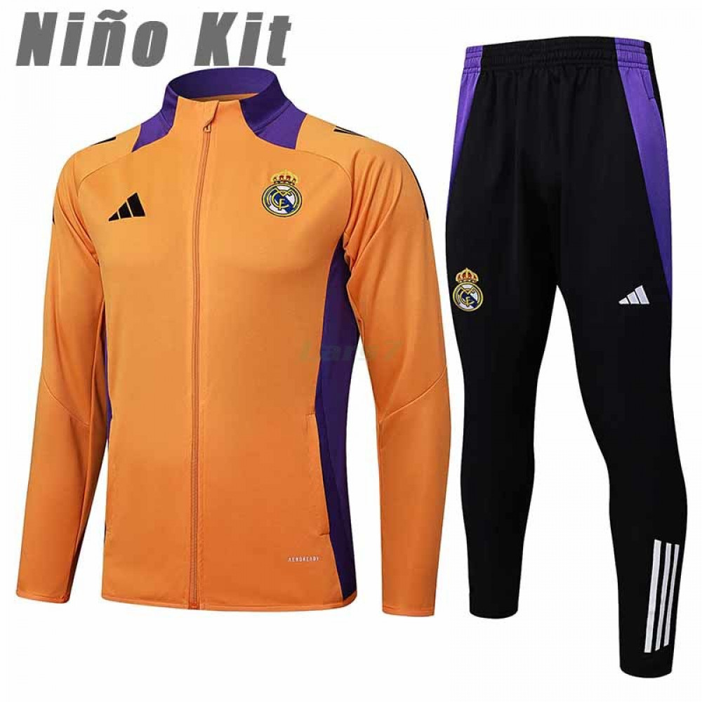 Chandal Real Madrid 2024/2025 Niño Naranja