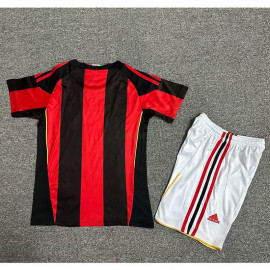Camiseta AC Milan 1ª Equipación Retro 2010/11 Niño Kit