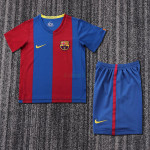 Camiseta Barcelona 1ª Equipación Retro 2006/07 Niño Kit