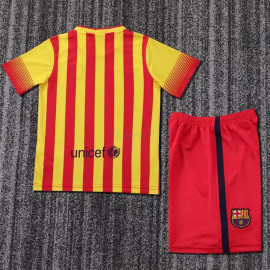 Camiseta Barcelona 2ª Equipación Retro 13/14 Niño Kit