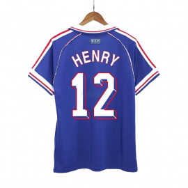Camiseta HENRY 12 Francia 1ª Equipación Retro 1998