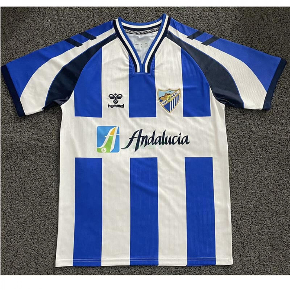 Camiseta Málaga CF 2025 Edición Conmemorativa Azul/Blanco