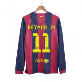 Camiseta NEYMAR JR 11 Barcelona 1ª Equipación Retro 2014/15 ML
