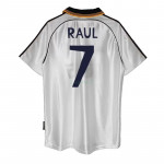 Camiseta RAUL 7 Real Madrid 1ª Equipación Retro 1998/00