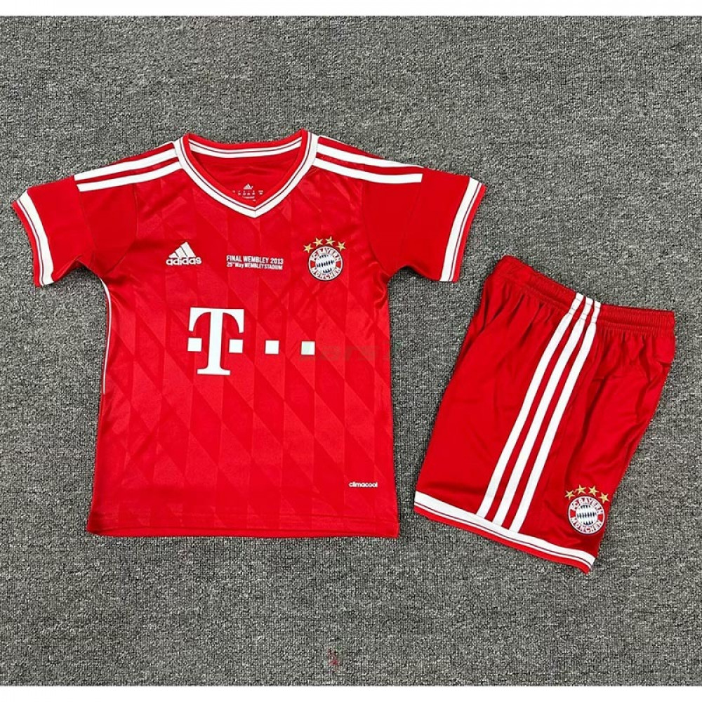 Camiseta Bayern Múnich 1ª Equipación Retro 2013/14 Niño Kit