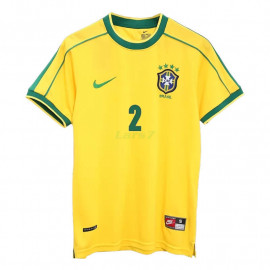Camiseta CAFU 2 Brasil 1ª Equipación Retro 1998
