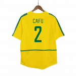Camiseta CAFU 2 Brasil 1ª Equipación Retro 2002/03
