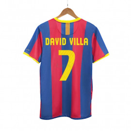 Camiseta DAVID VILLA 7 Barcelona 1ª Equipación Retro 2010/11