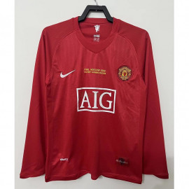 Camiseta Manchester United 1ª Equipación Champions League Retro 07/08 ML