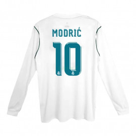 Camiseta MODRIĆ 10 Real Madrid 1ª Equipación Retro 2017/18 ML