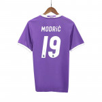 Camiseta MODRIĆ 19 Real Madrid 2ª Equipación Retro 2016/17