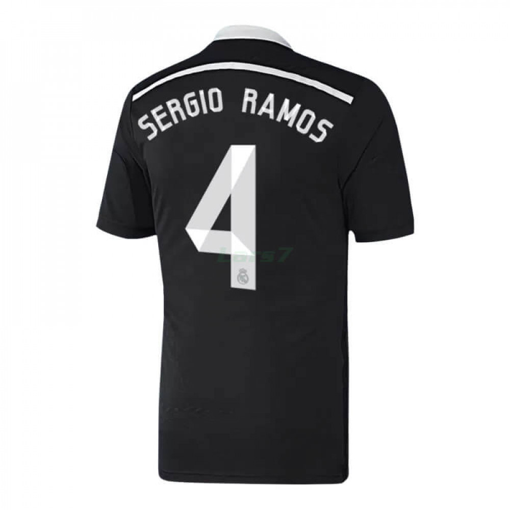 Camiseta SERGIO RAMOS 4 Real Madrid 3ª Equipación Retro 2014/15