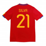 Camiseta SILVA 21 España 1ª Equipación Retro 2010