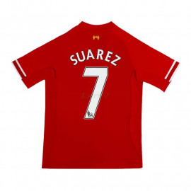 Camiseta SUAREZ 7 Liverpool 1ª Equipación Retro 2013/14