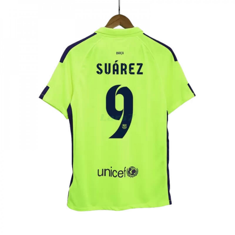 Camiseta SUÁREZ 9 Barcelona 3ª Equipación Retro 2014/15
