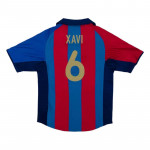 Camiseta XAVI 6 Barcelona 1ª Equipación Retro 2001/02