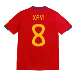 Camiseta XAVI 8 España 1ª Equipación Retro 2010