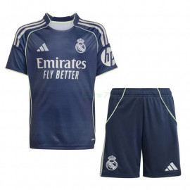 Camiseta Real Madrid 2ª Equipación 2025/2026 Azul Marino Niño Kit