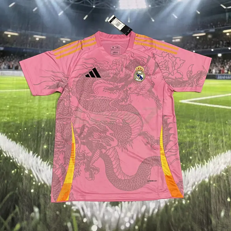 Camiseta Real Madrid 2025/2026 Edición Especial Rosa/Amarillo Camiseta Real Madrid 2025/2026 Edición Especial Rosa/Amarillo