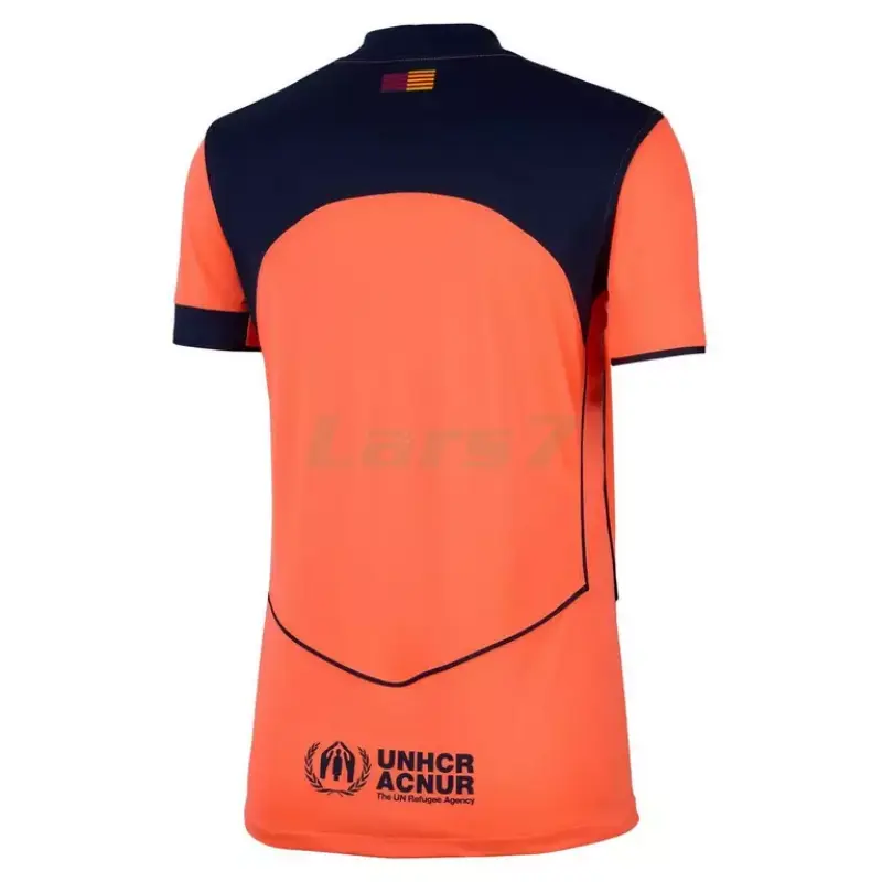 Camiseta Barcelona 3ª Equipación 2025/2026 Naranja Mujer