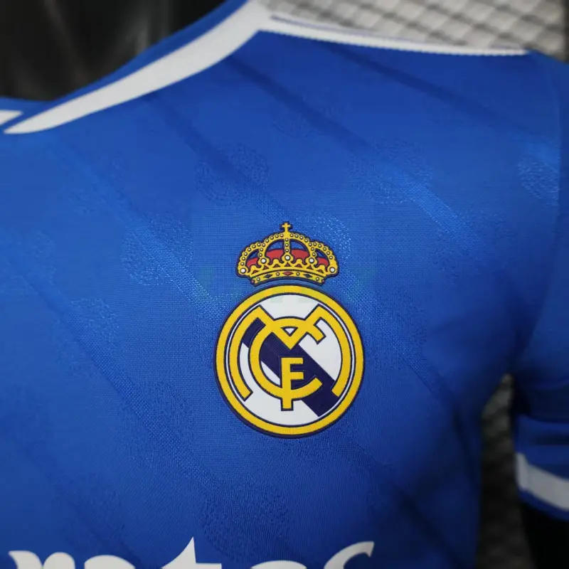 Camiseta Real Madrid 3ª Equipación 2025/2026 Azul con Parche HP (EDICIÓN JUGADOR)